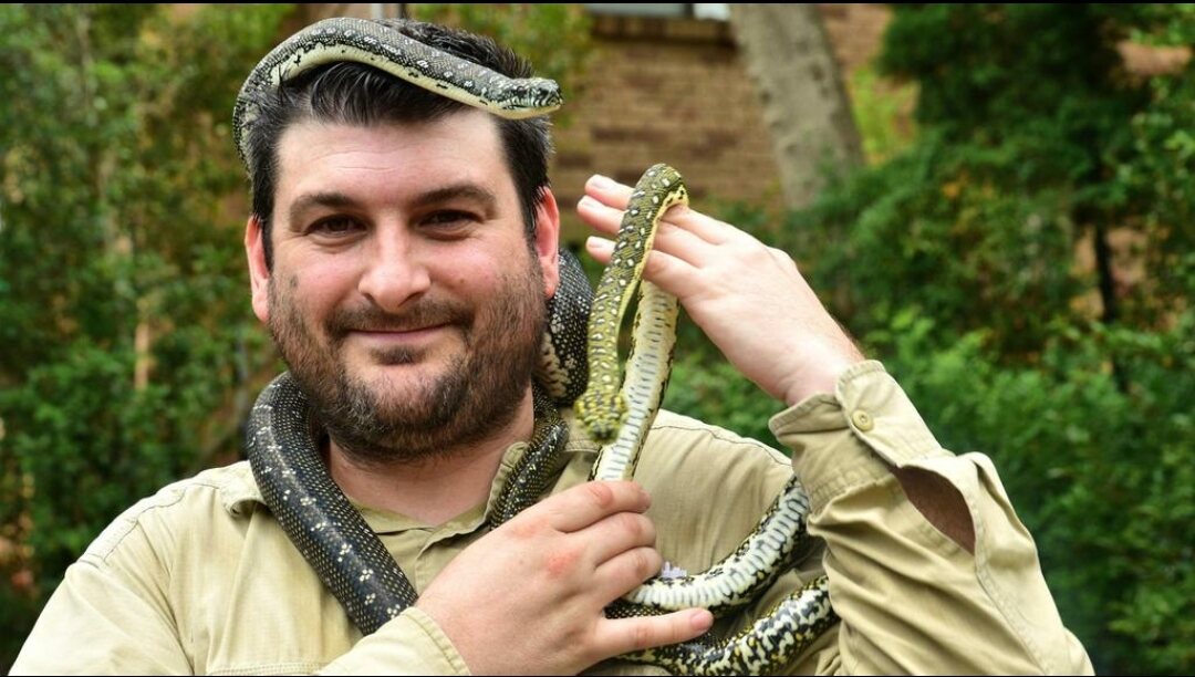 Harley Jones, licensed snake catcher based in Sydney